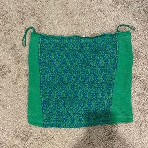 Free people patterned tube top